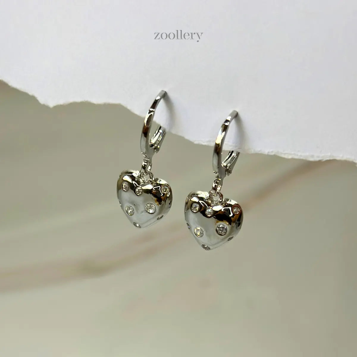 Dewy Heart Drops (Silver)