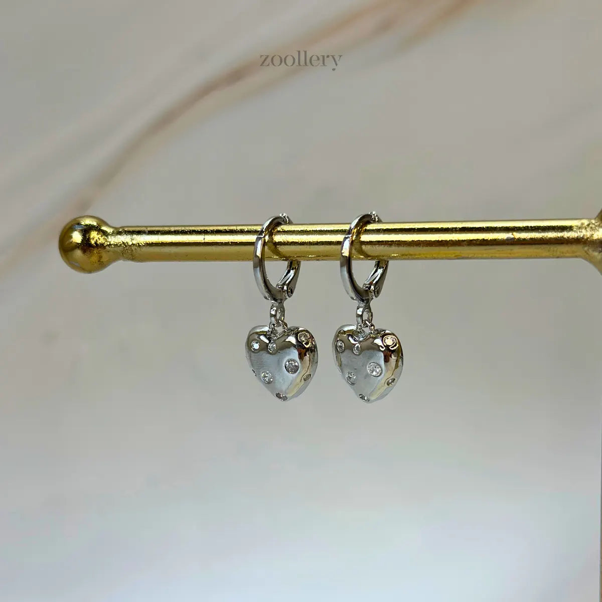 Dewy Heart Drops (Silver)