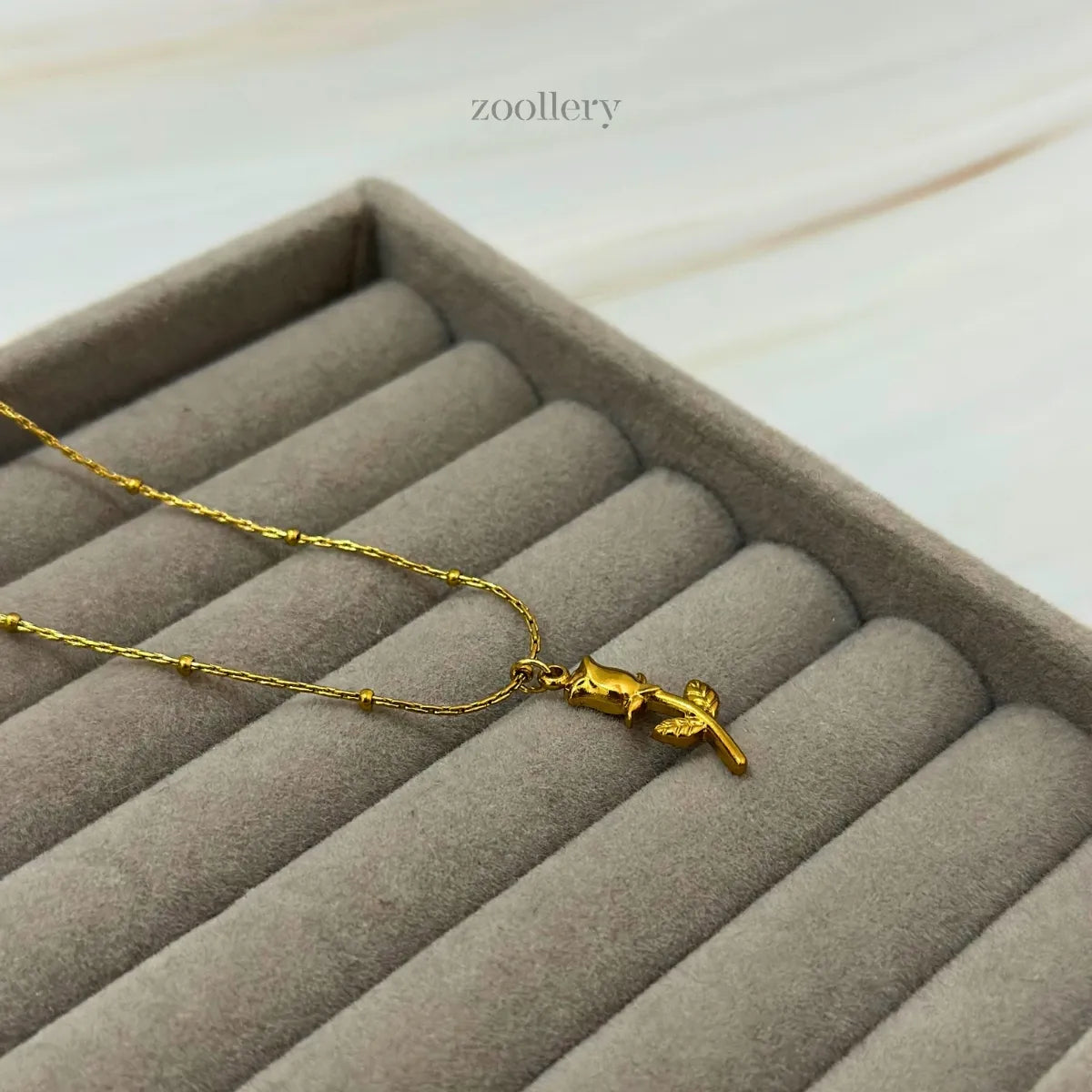 Rosa Charm Necklace