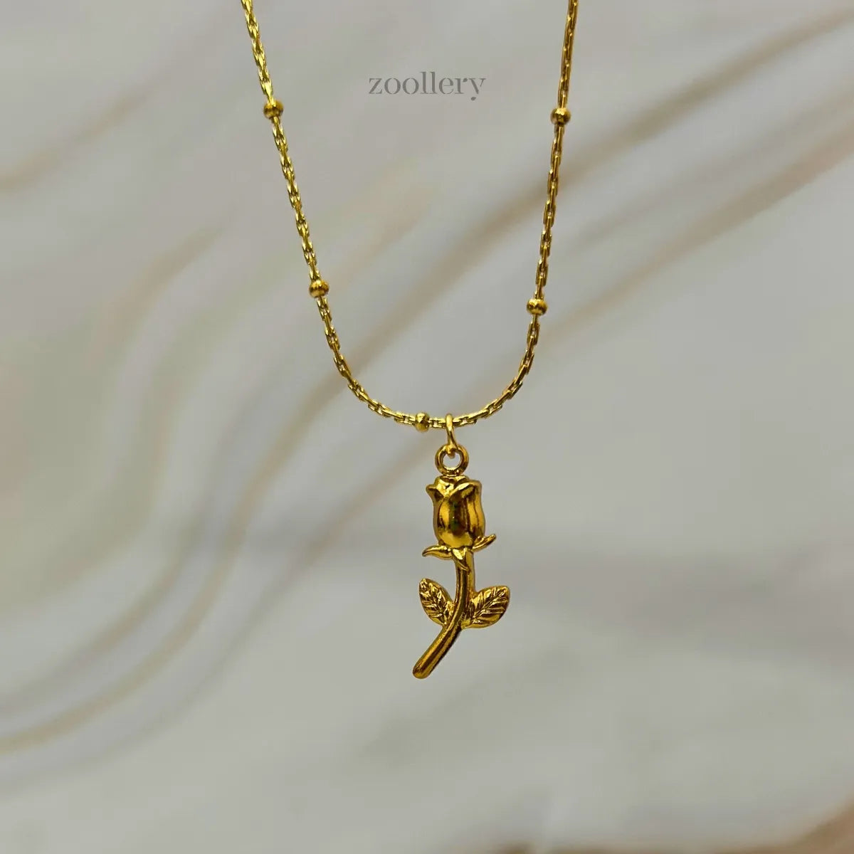 Rosa Charm Necklace