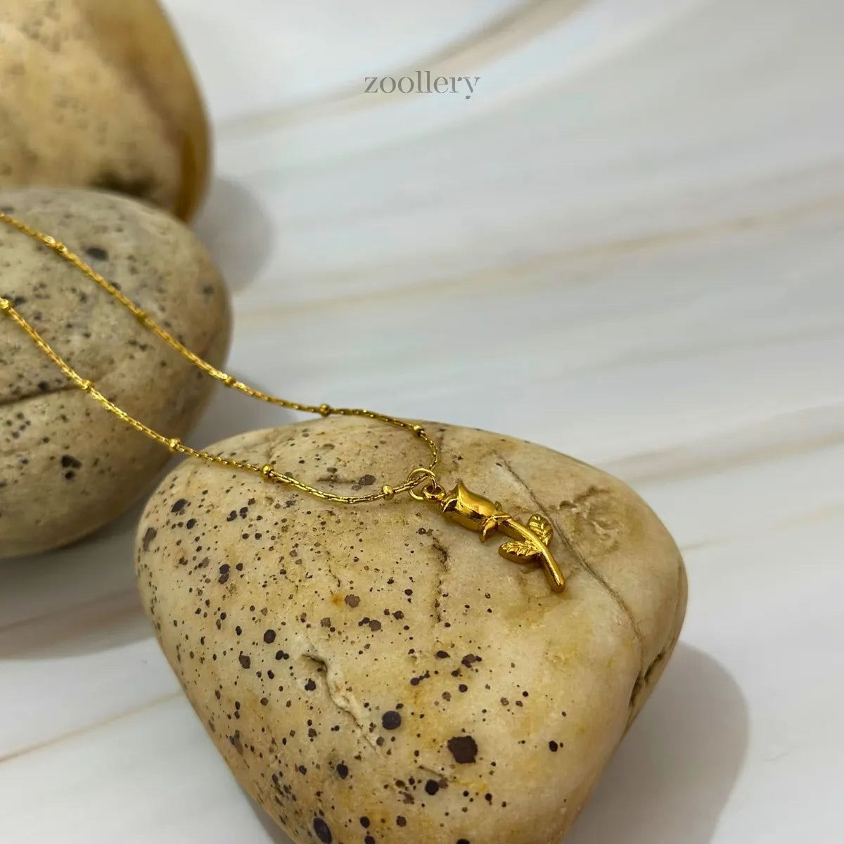Rosa Charm Necklace