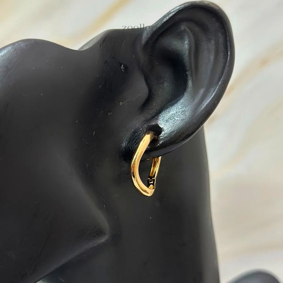 Blushbend Hoops (Champagne Gold)
