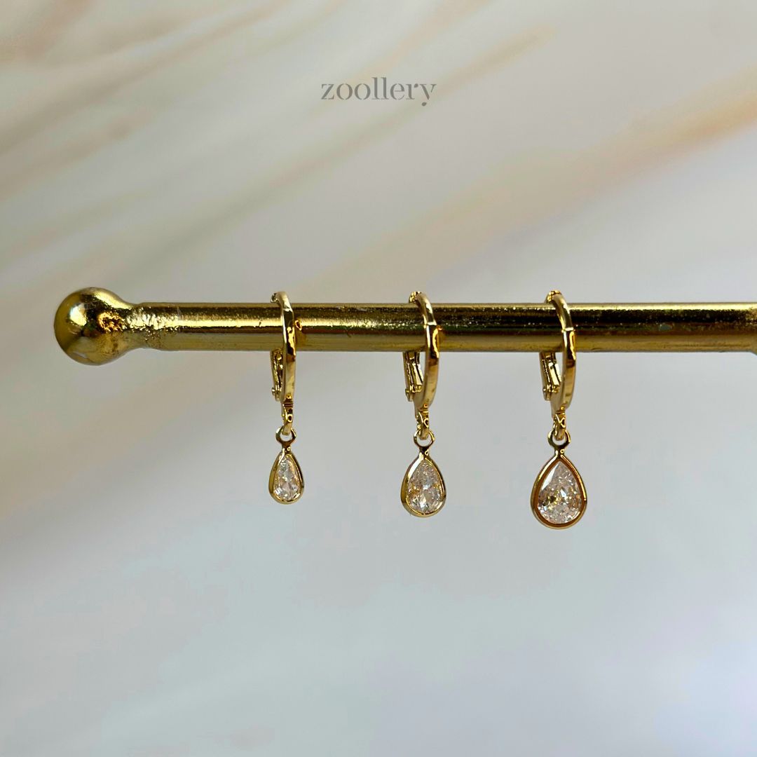 Classic Crystal Drops (Gold)