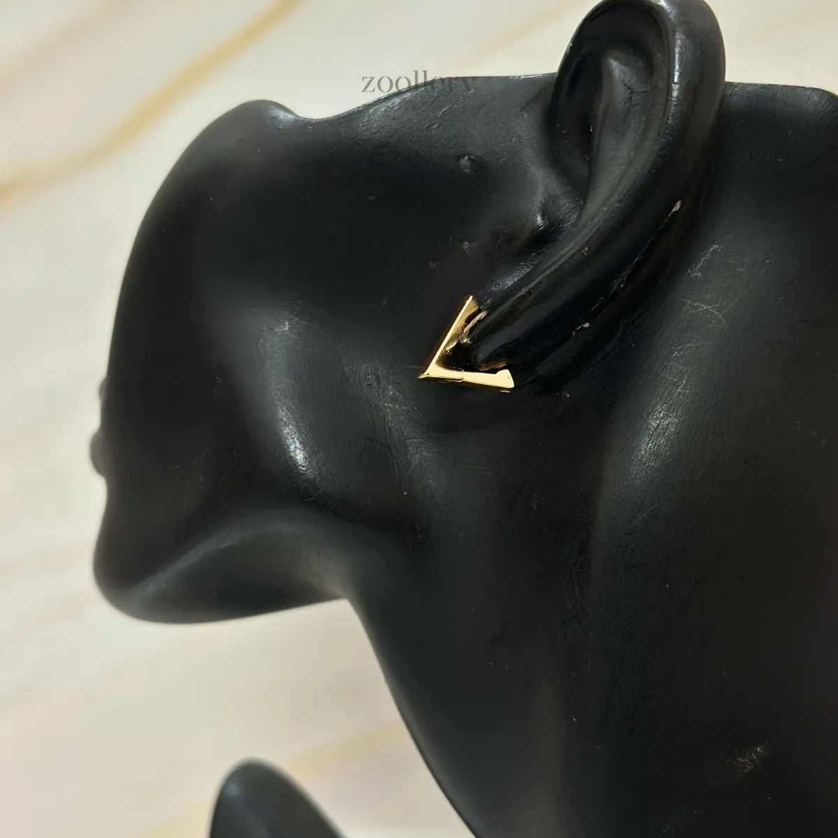 Acute Chic Earrings (Champagne Gold)