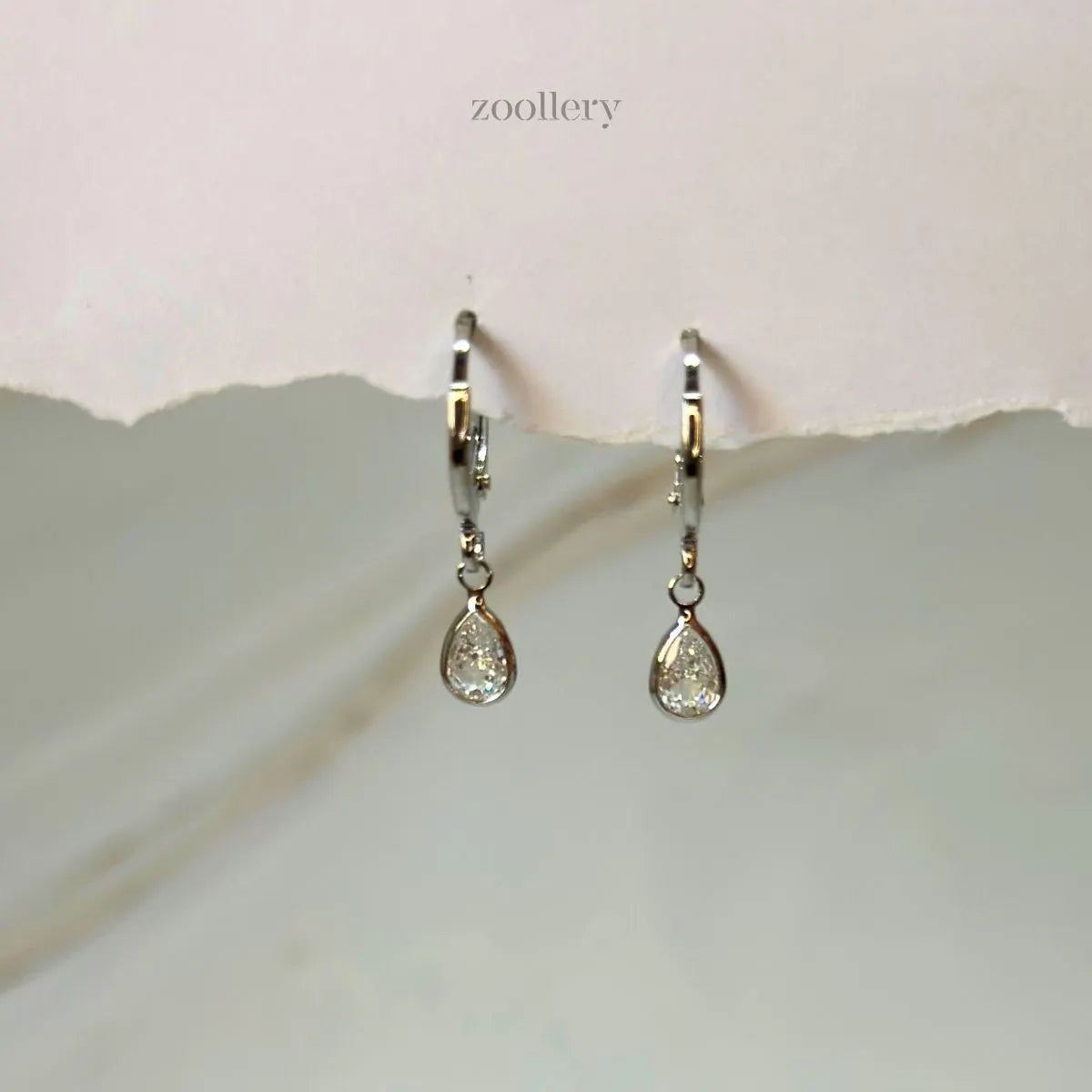 Classic Crystal Drops (Silver)