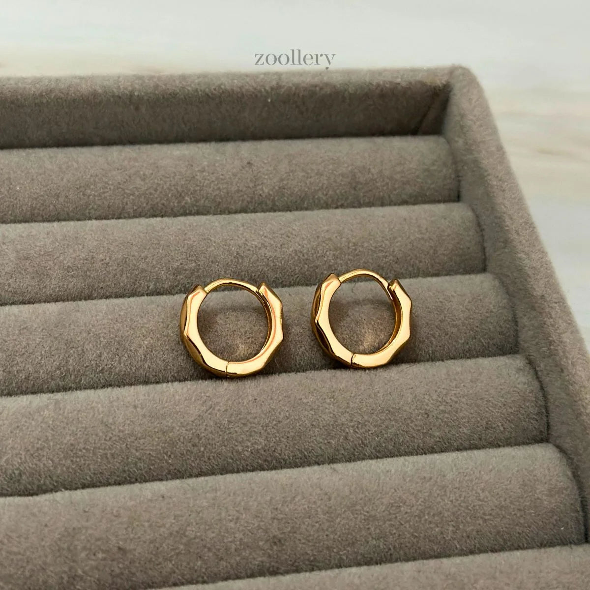 Edge Pop Hoops (Champagne Gold)