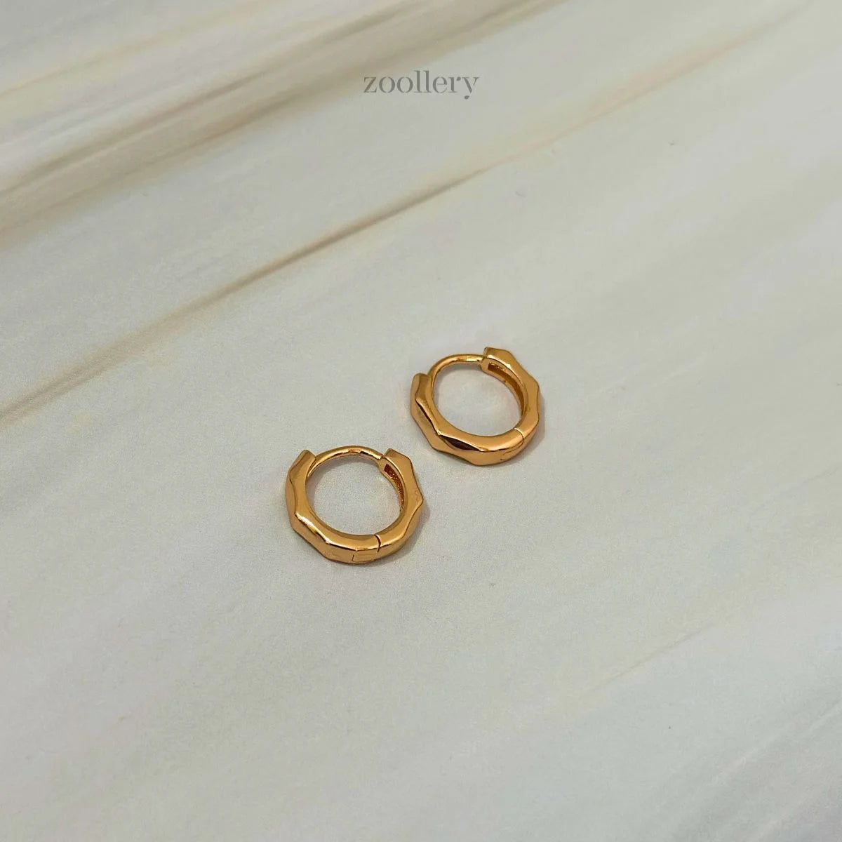 Edge Pop Hoops (Champagne Gold)