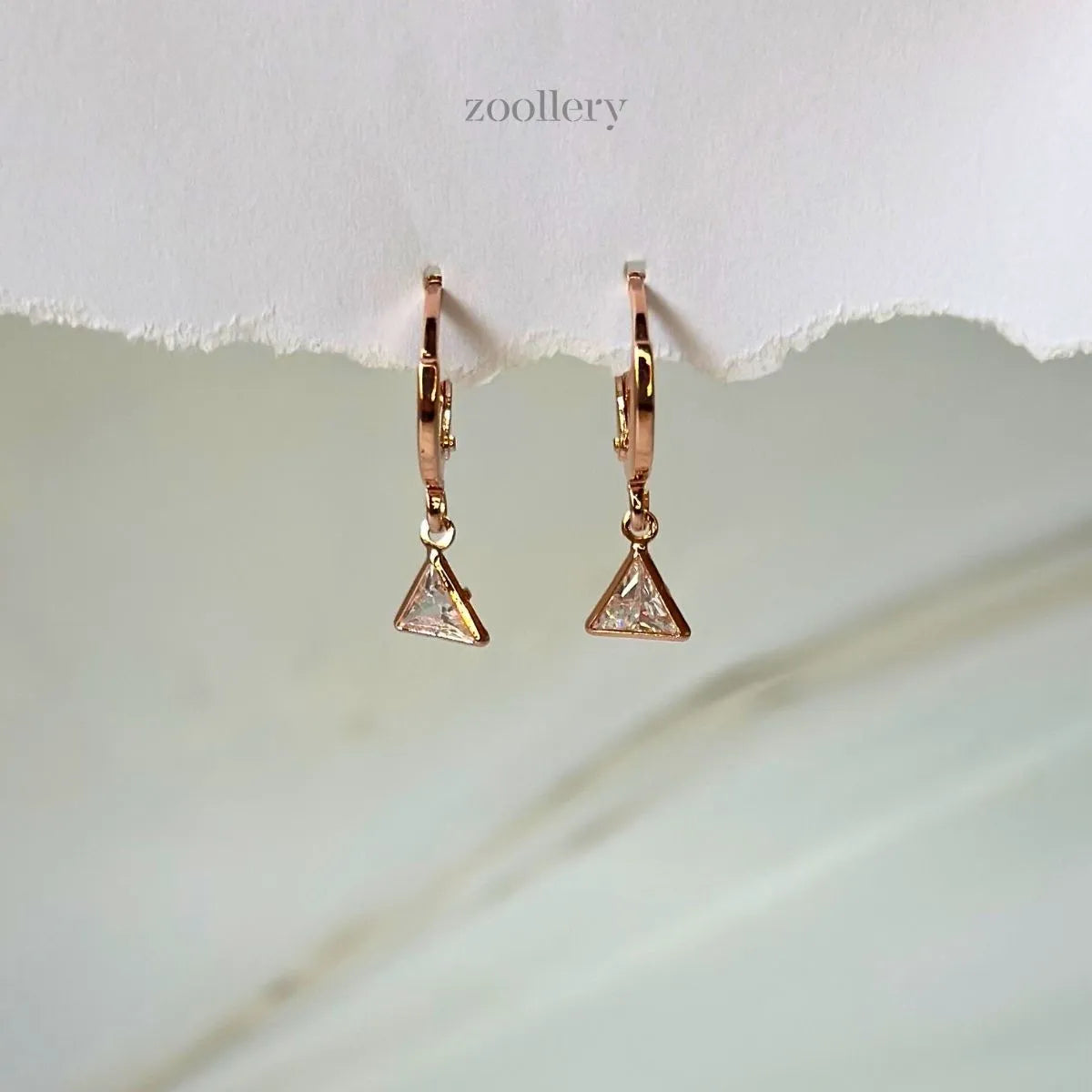 Mini Prism Drops (Rose Gold)
