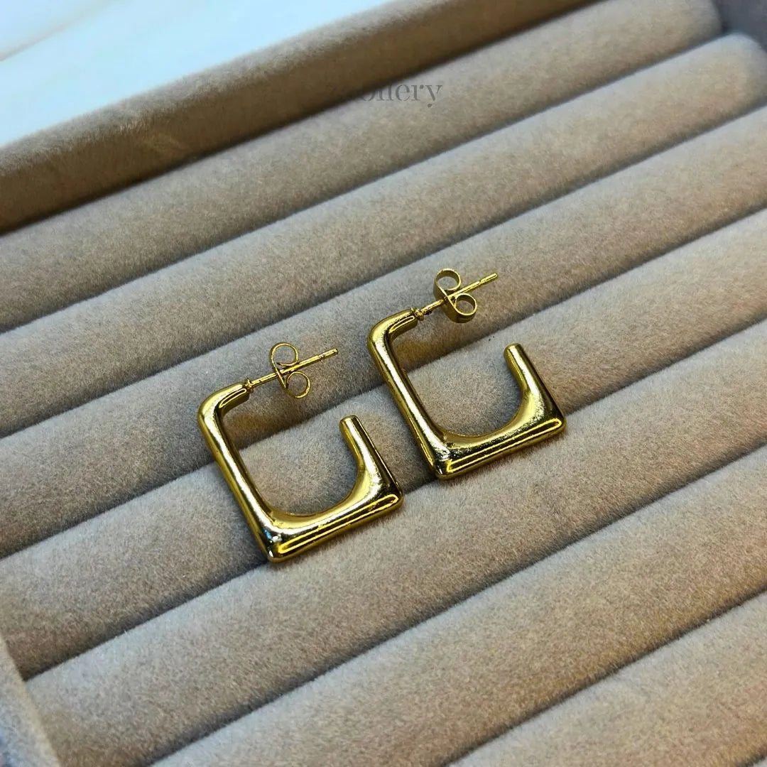 Open Curve Earrings