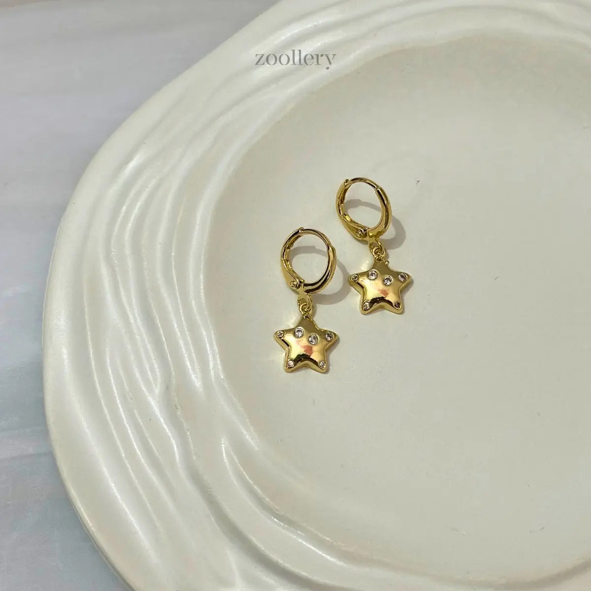 Dewy Star Earrings