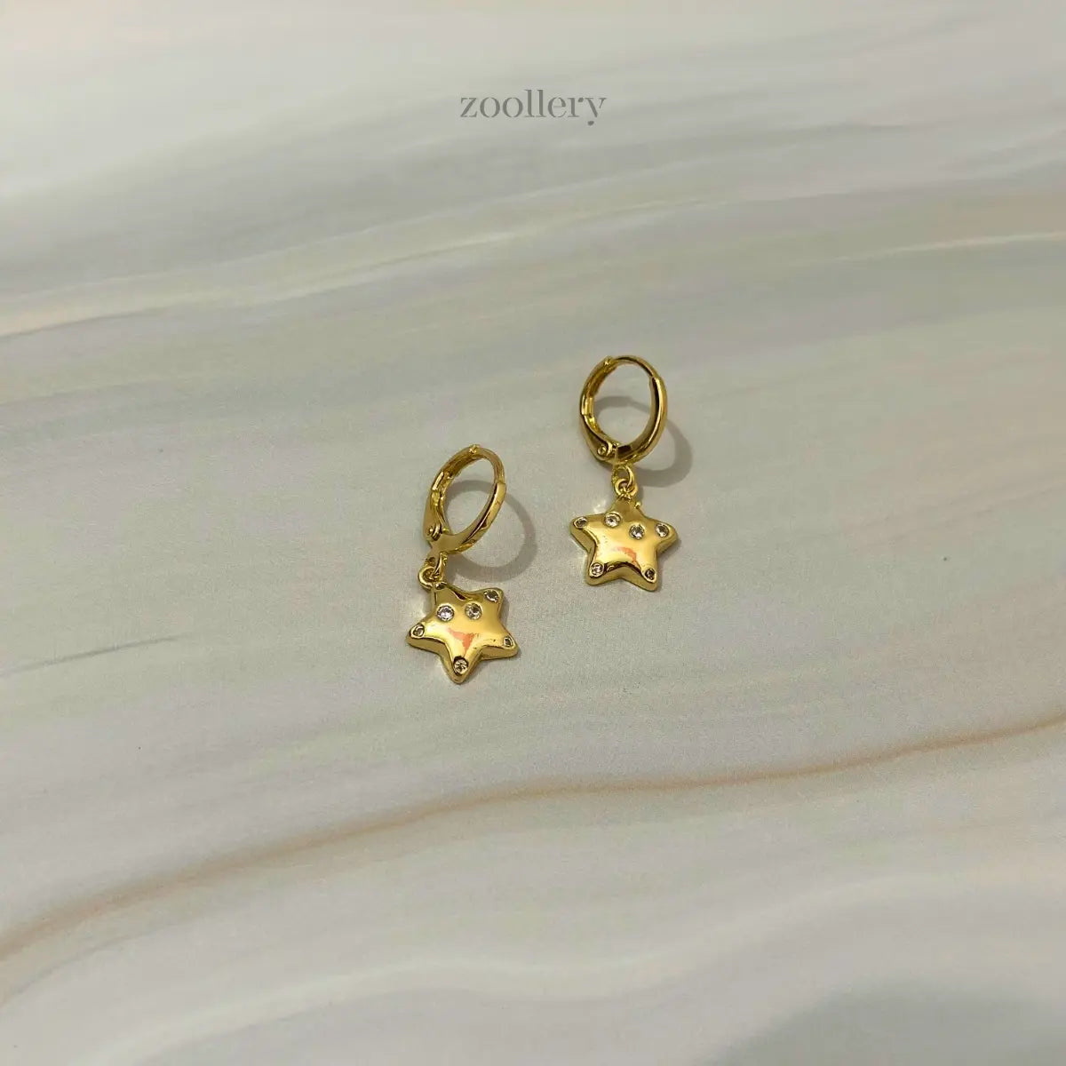 Dewy Star Earrings