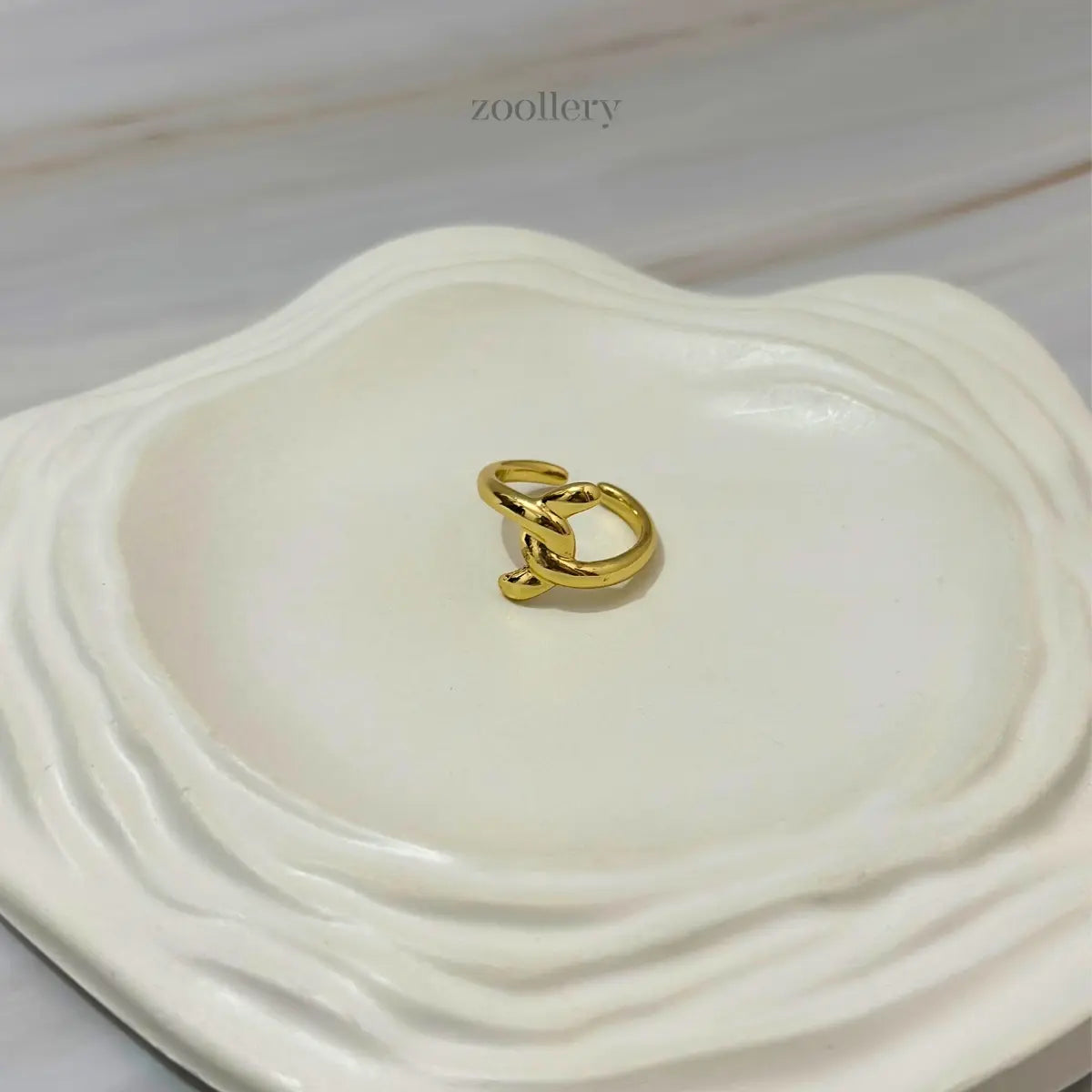 Golden Tangle Ring