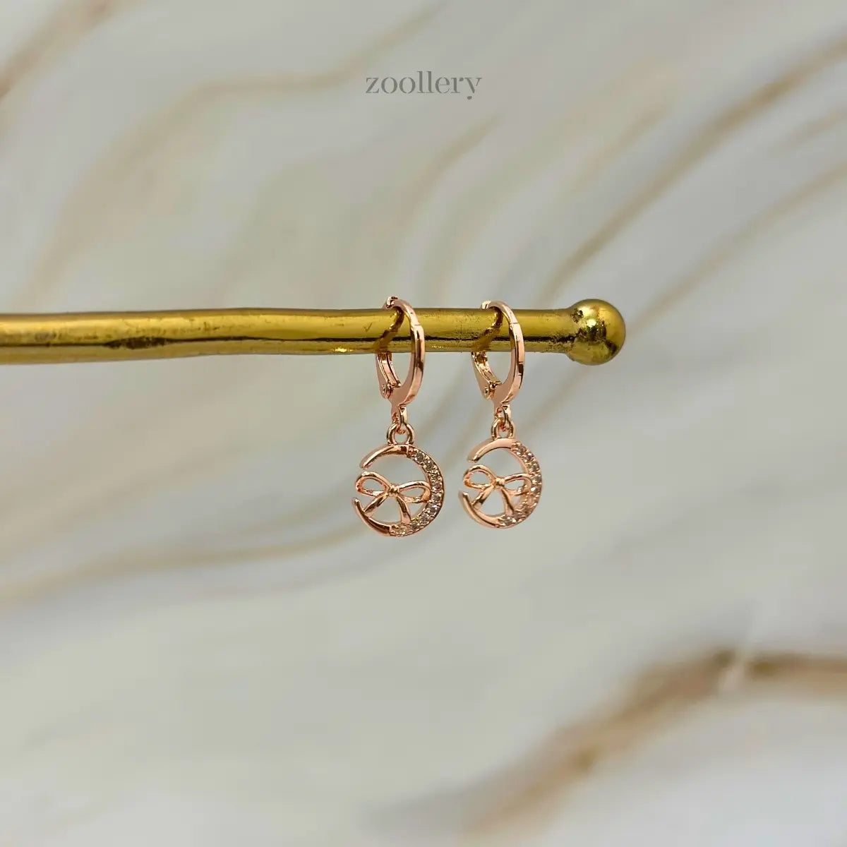 Bow in the Moon (Rose Gold)