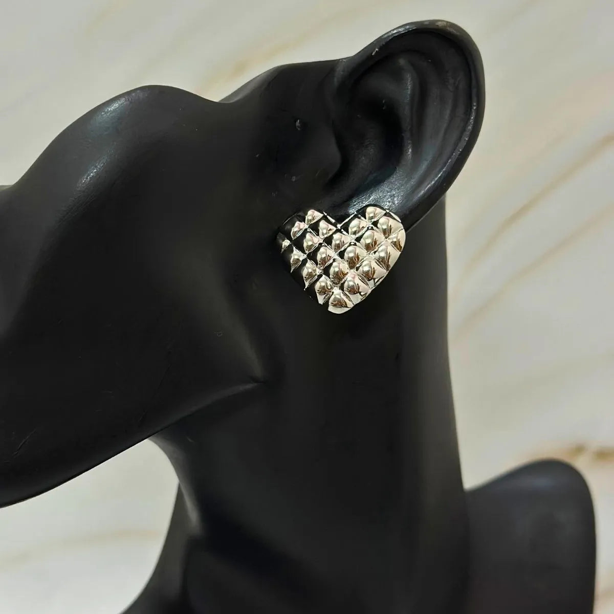 Quila Heart Studs
