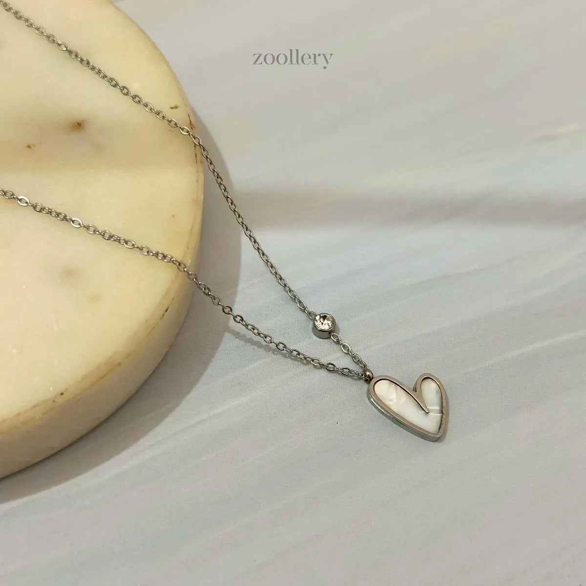 White Love Necklace