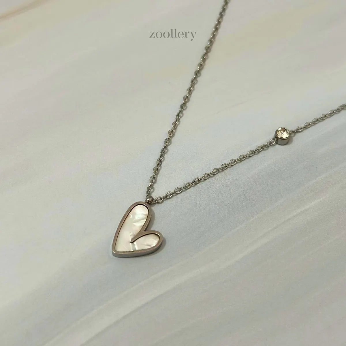 White Love Necklace