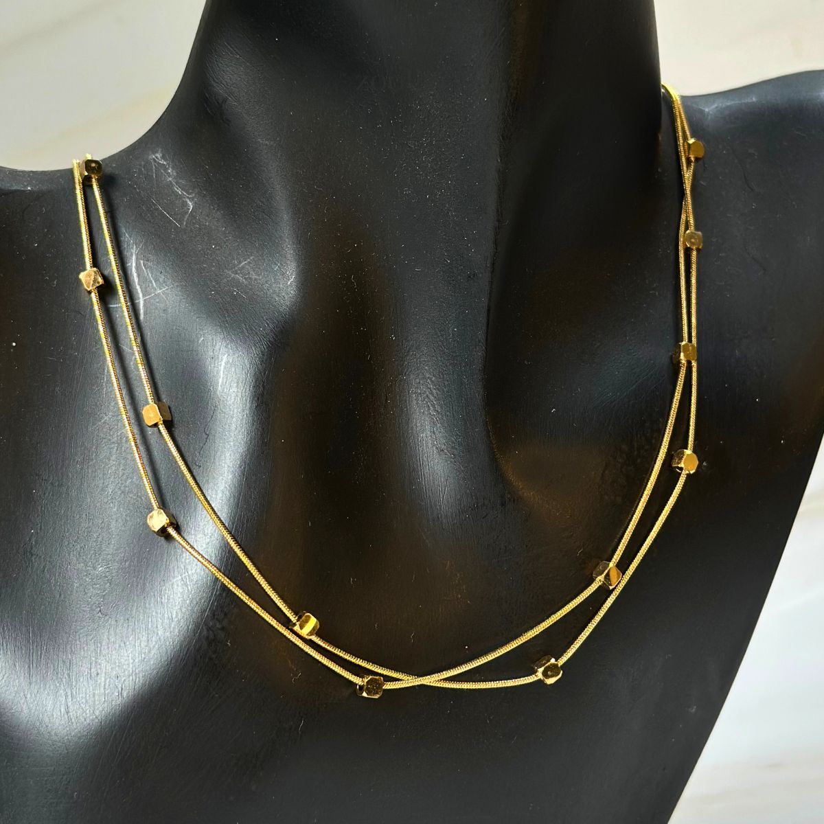 18K Dotline Necklace