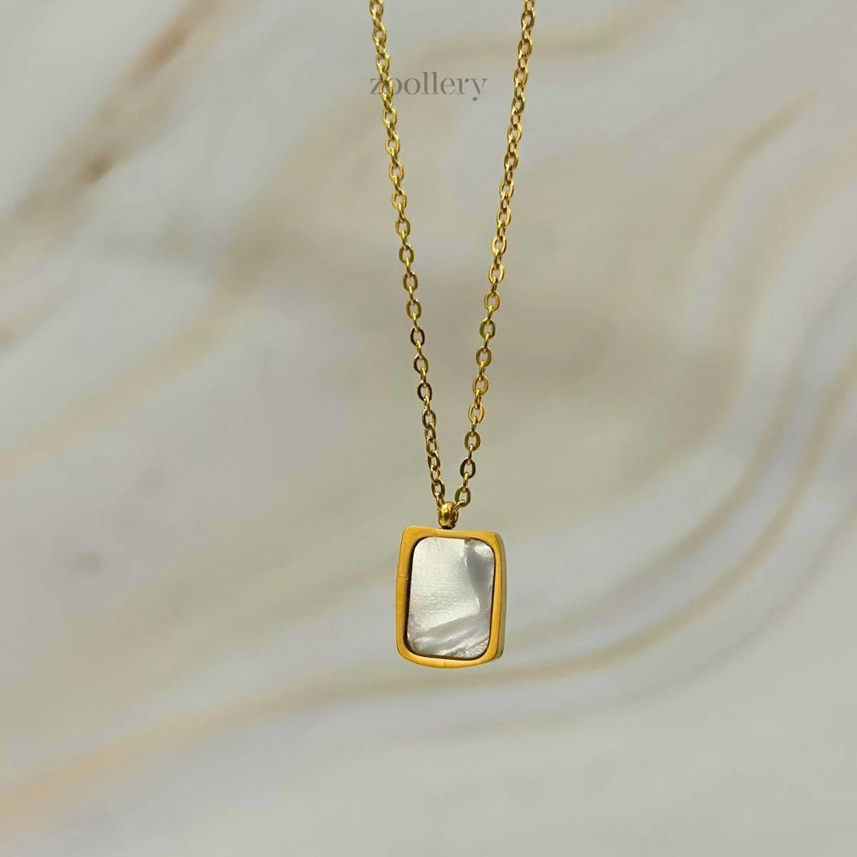 Ivory Frame Necklace