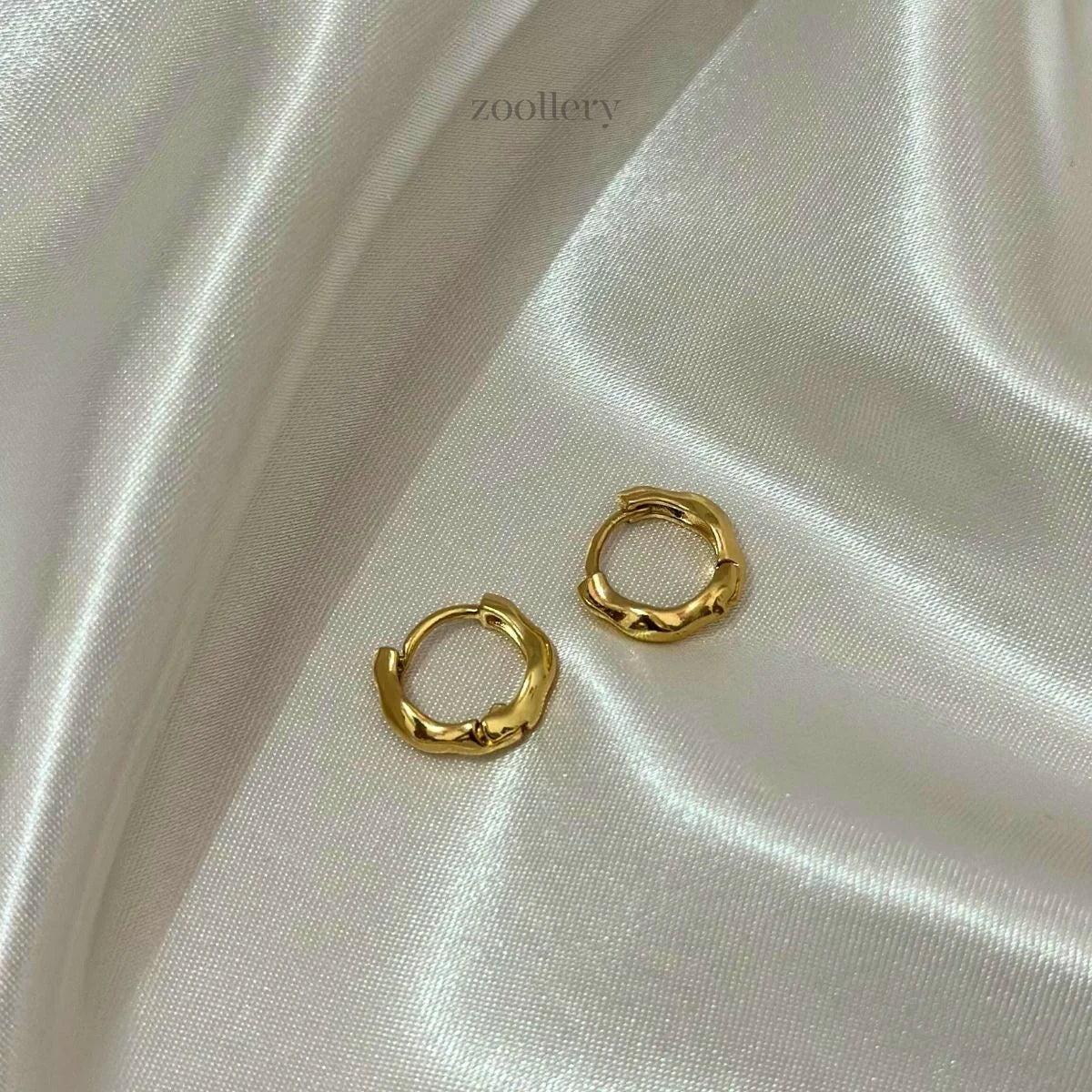Petalwave Hoops (Gold)