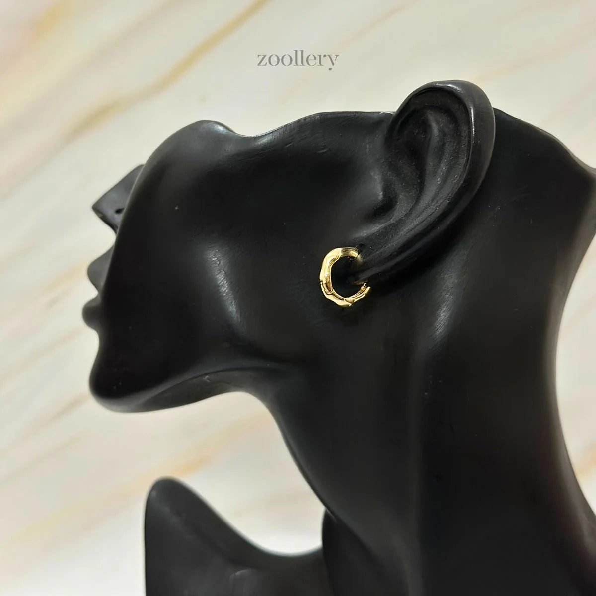 Petalwave Hoops (Gold)