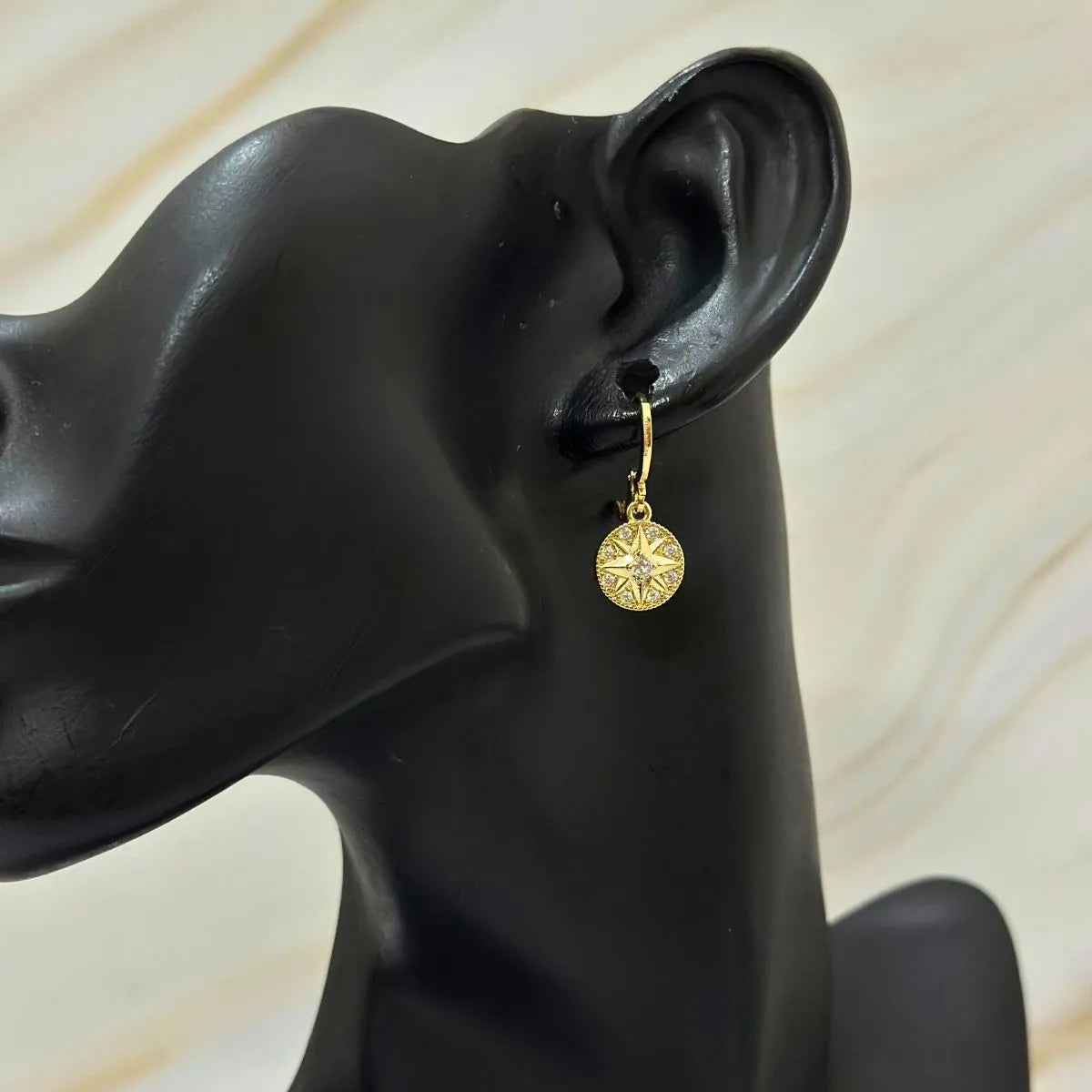 Cosmic Medallion Earrings