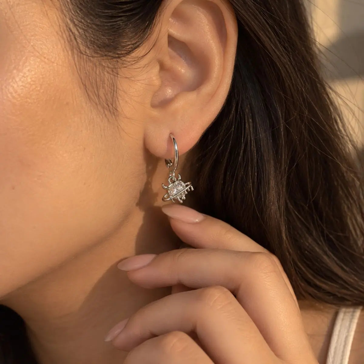 Melt for Me Earrings (Silver)