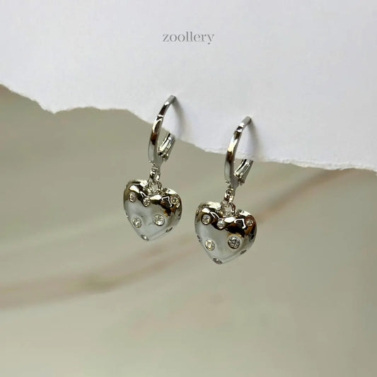 Dewy Heart Drops (Silver)