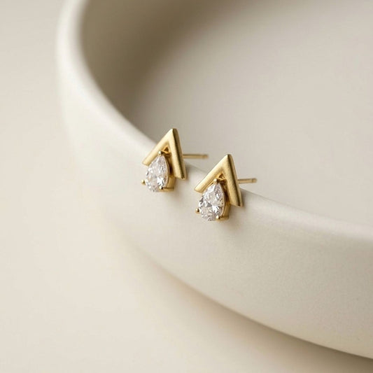 Luxe Arrow Studs