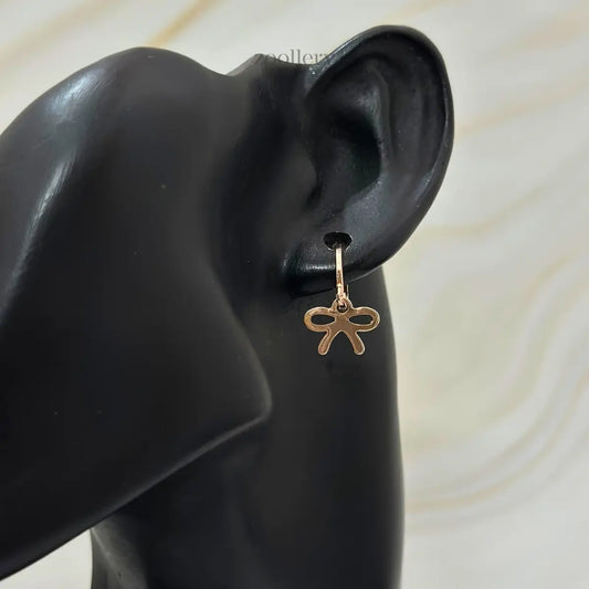 Rosy Bow Dangles