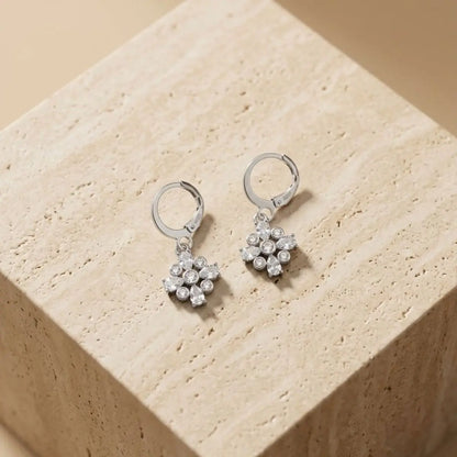 Crystal Compass Drops (Silver)