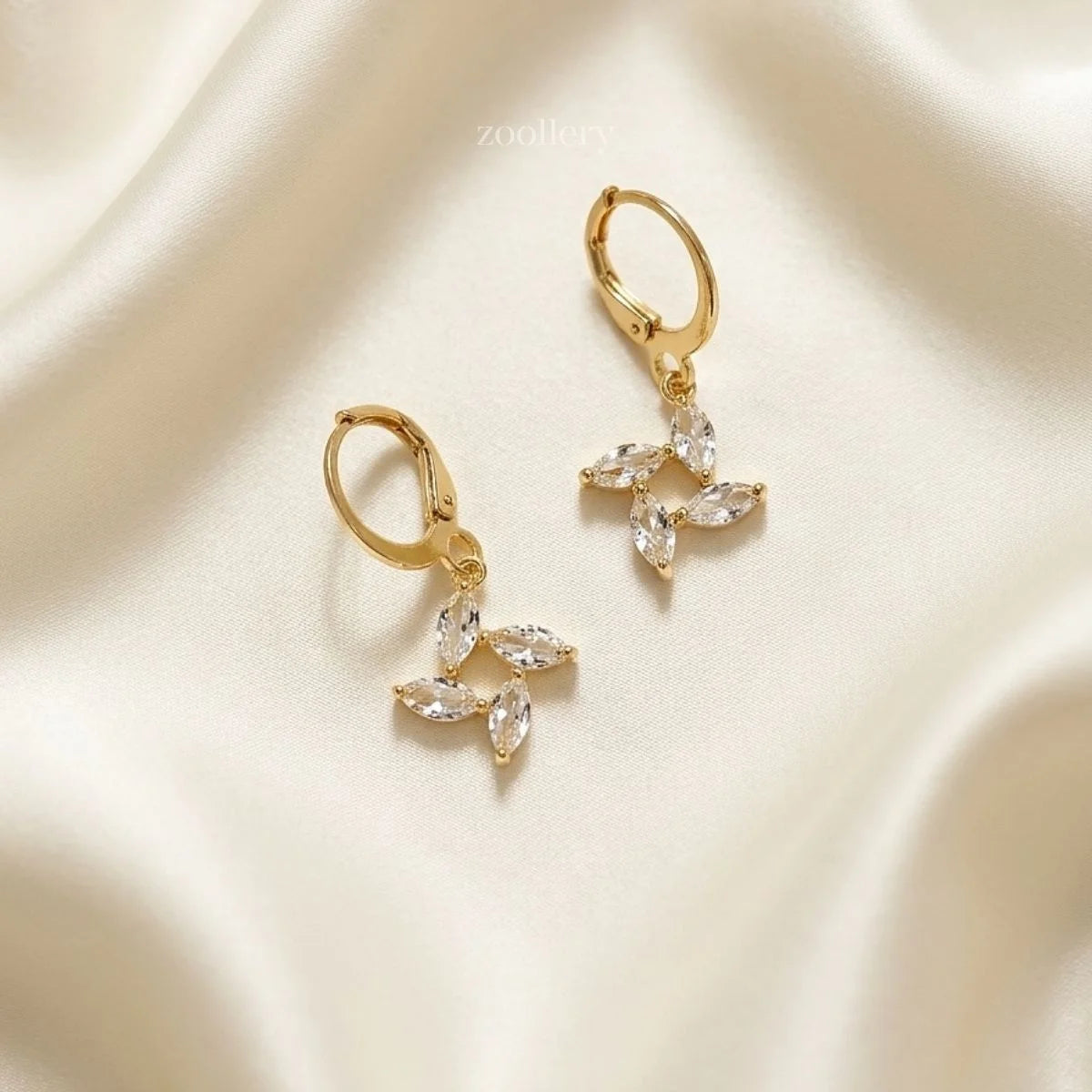 Glam Clover Dangles