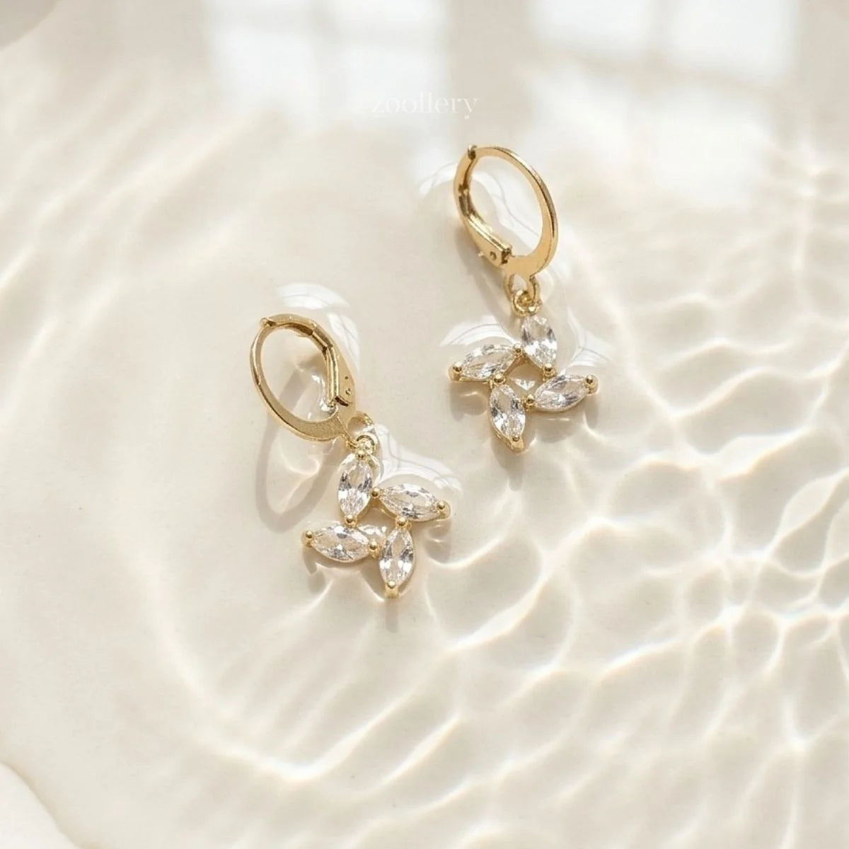 Glam Clover Dangles