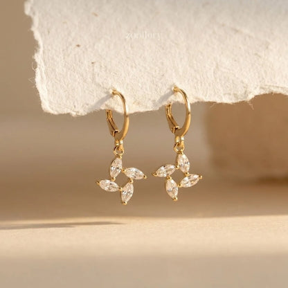 Glam Clover Dangles