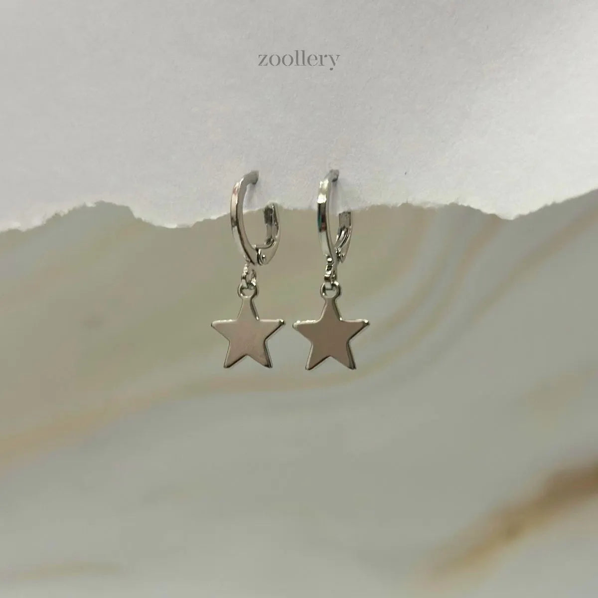 Stardrop Earrings (Silver)