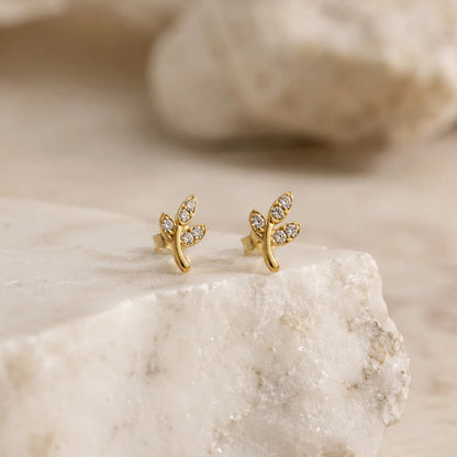 Fern Shine Studs