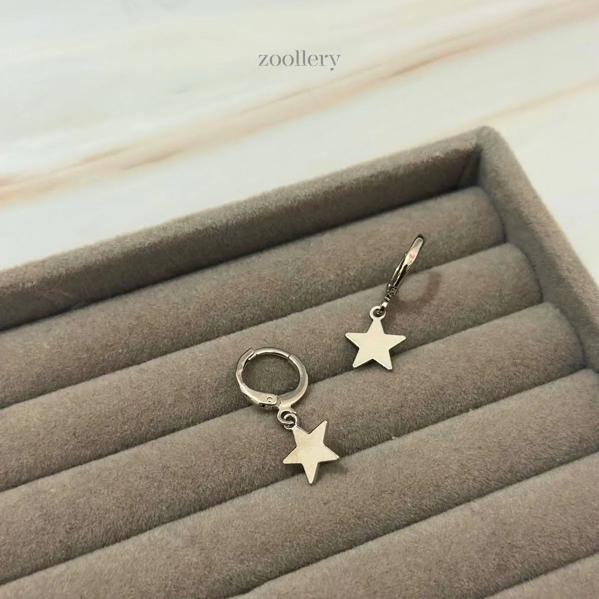 Stardrop Earrings (Silver)