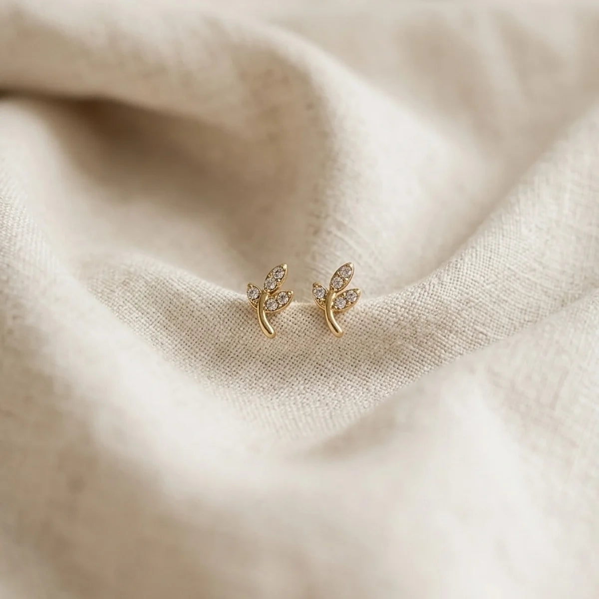 Fern Shine Studs