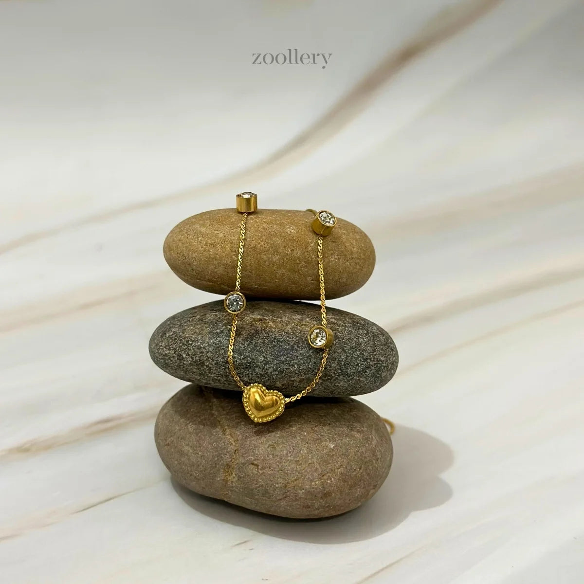 Stardot Heart Necklace