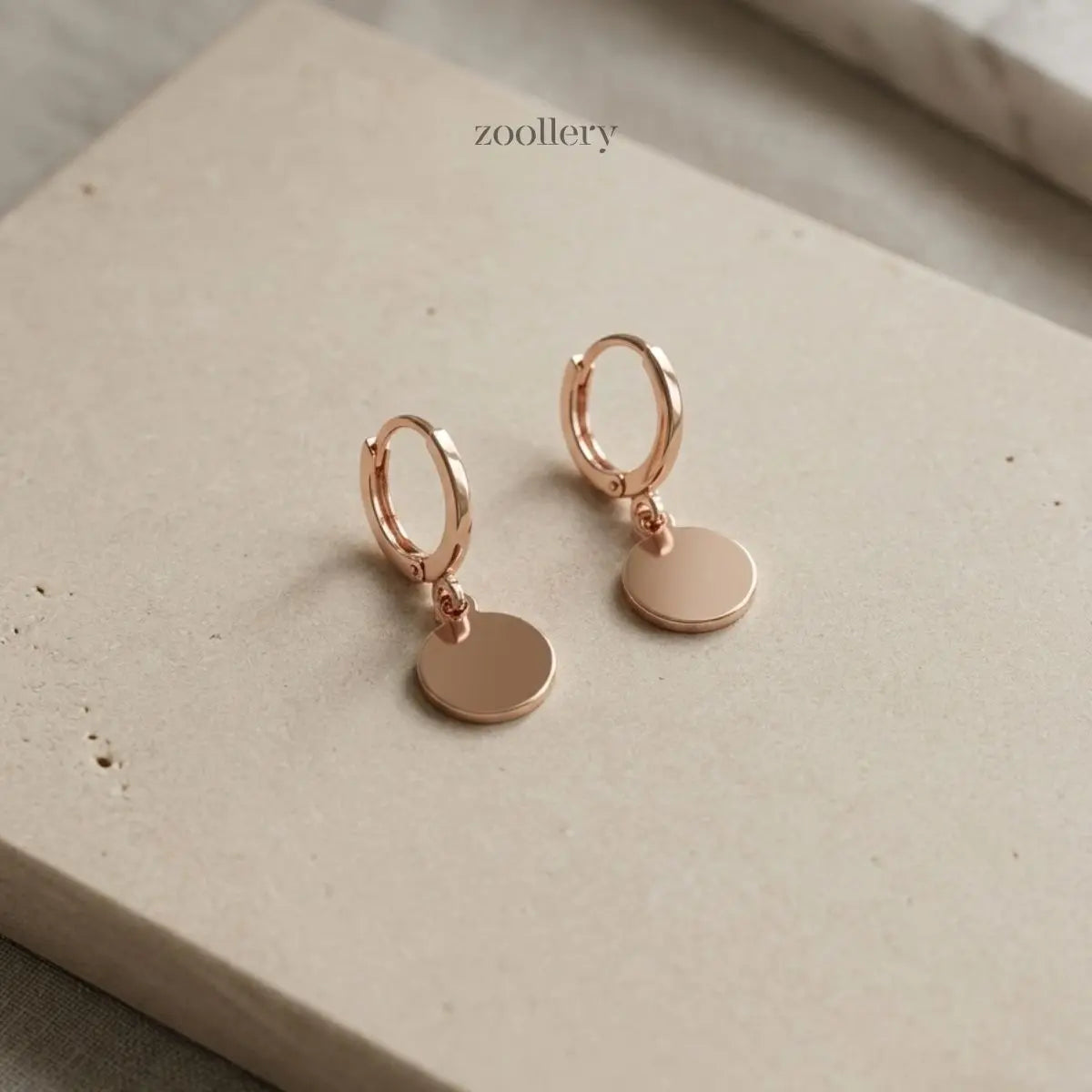 Soft Coin Drops (Rose Gold)