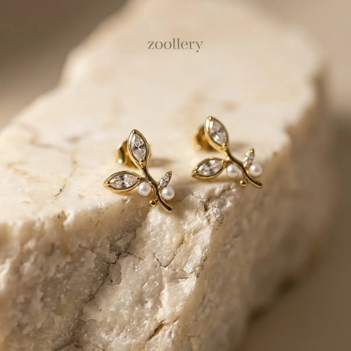 Pearl Vine Studs