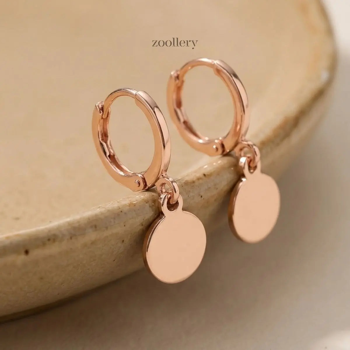 Soft Coin Drops (Rose Gold)