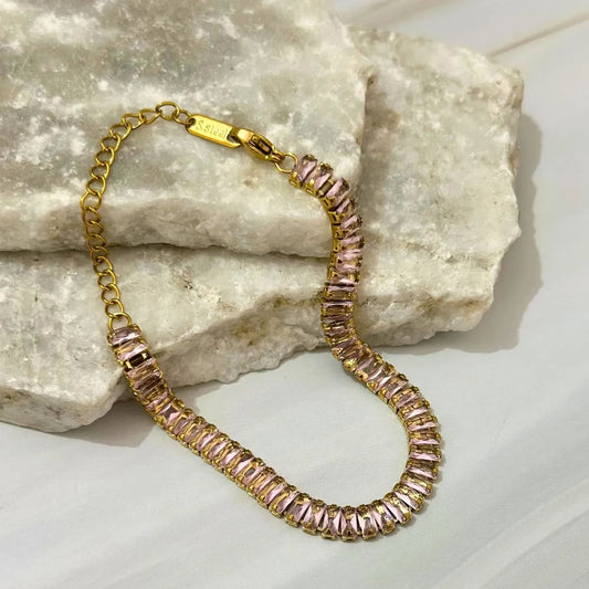 Rosélle Tennis Bracelet
