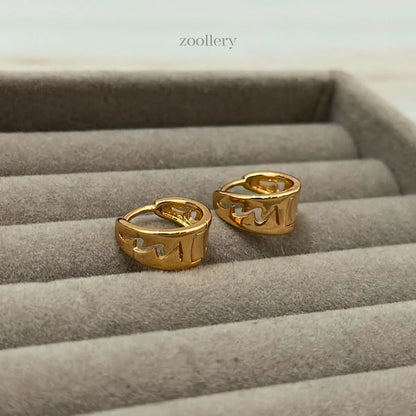 Zigcurl Hoops (Champagne Gold)