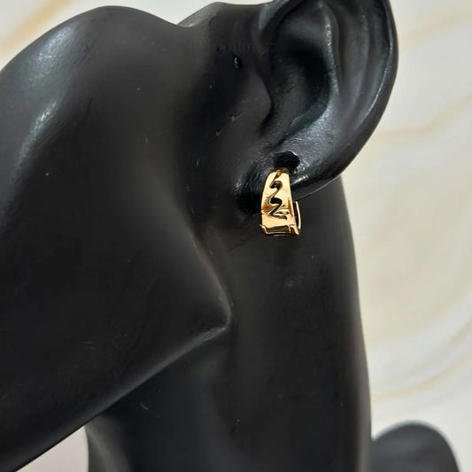 Zigcurl Hoops (Champagne Gold)