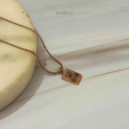 Teddy Tag Necklace