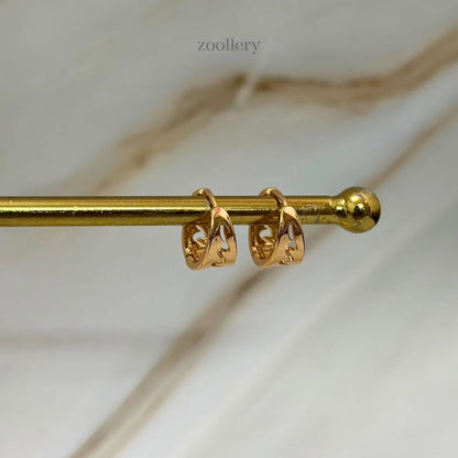 Zigcurl Hoops (Champagne Gold)