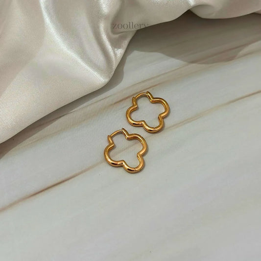 Clovelle Hoops (Champagne Gold)
