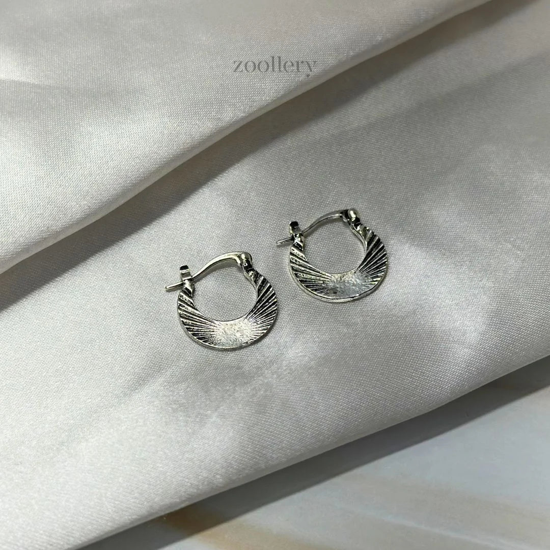 Radiant Sunbeam Hoops