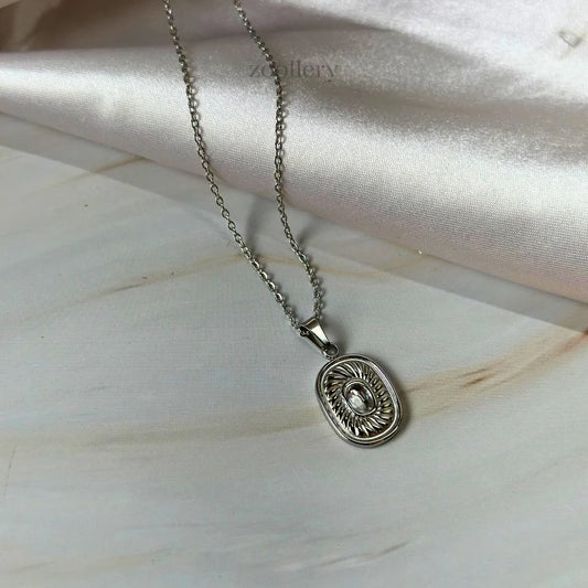 Silver Deco Necklace