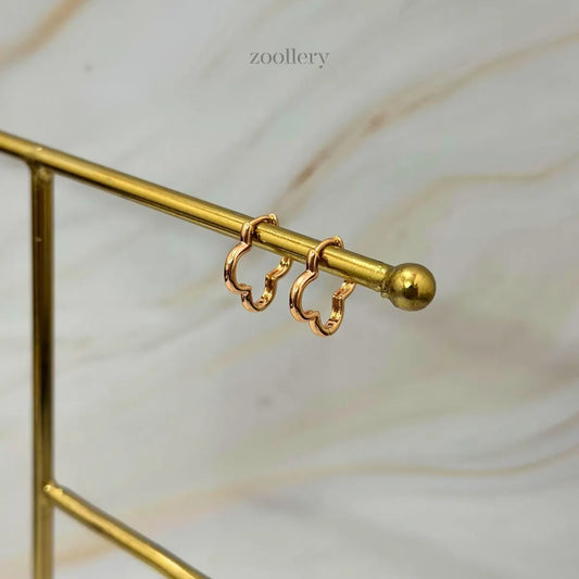 Clovelle Hoops (Champagne Gold)
